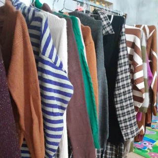 Áo len chốt cho khách trên live đồng giá 59k