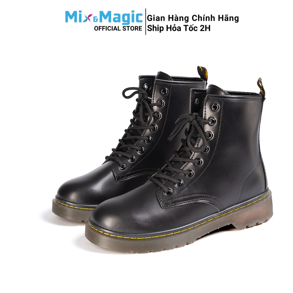 Giày Boot Cổ Cao Nam Nữ MINSU M3301 Thiết Kế Style Chiến Binh Cao Cổ Phong Cách Hàn Quốc Đi Chơi Chất Ngầu