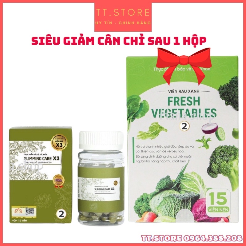 Viên Thảo Dược Giảm Cân Slimming Care X3 Siêu Mạnh.
