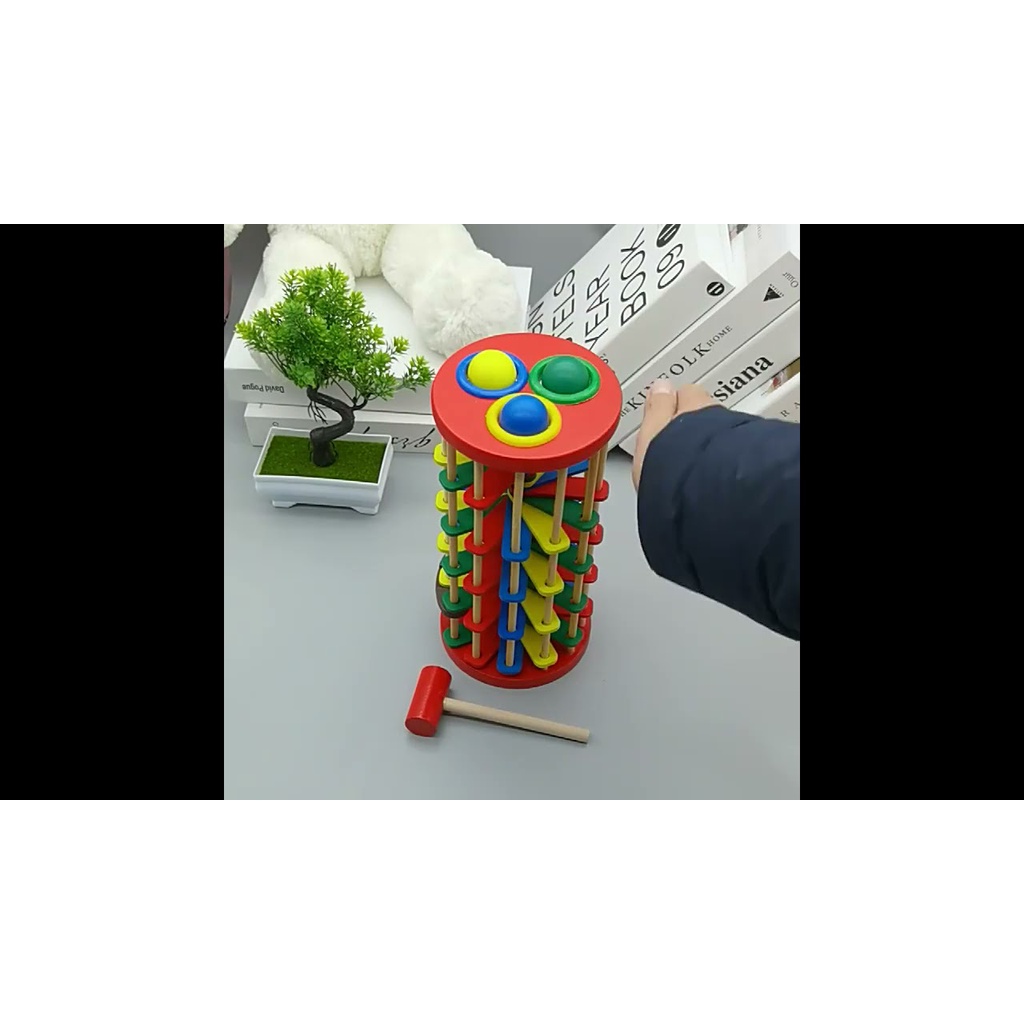 🌻 Đập Bóng Lốc Xoáy Cho Bé ☘️ Montessori cao cấp ✨