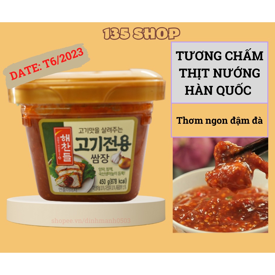 Nước Sốt Chấm Thịt Nướng Hàn Quốc - Xốt Tương Đậu Hàn Quốc Chấm Thịt, Bbqp CJ Foods 450g