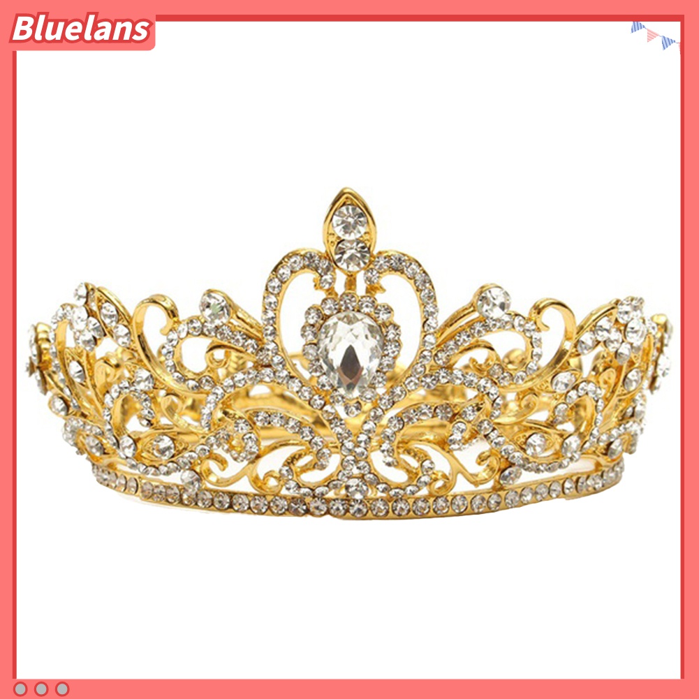 Cài Tóc Hình Vương Miện Đính Đá Lấp Lánh 48h Dành Cho Cô Dâu