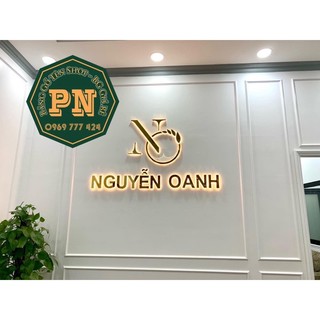Bộ chữ sáng chân- đèn nổi theo yêu cầu trang trí tiệm nail,mi,spa thương hiệu