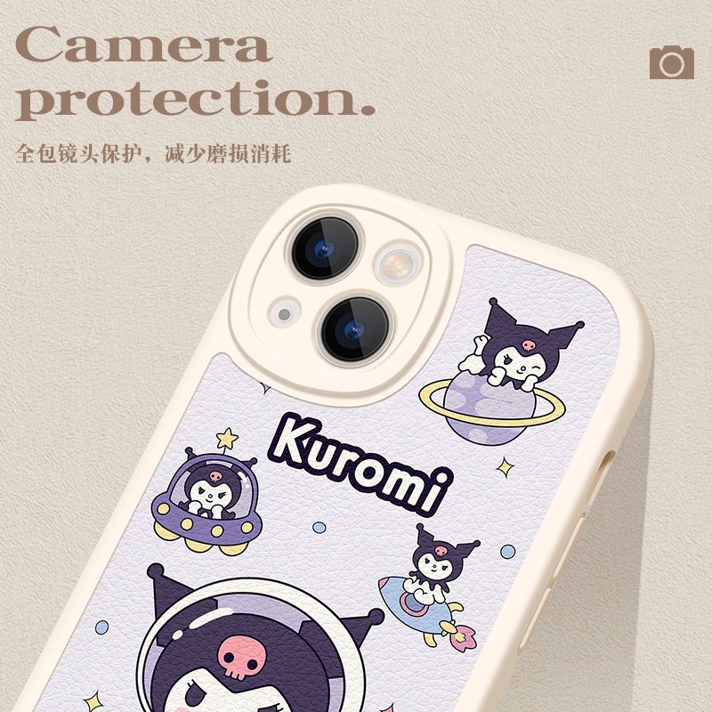 Ốp Điện Thoại Silicon Mềm Chống Sốc Hình kuromi Melody HELLO KITTY Cho IPhone 14 12 PRO 12 mini 11 13 PRO Max Xs Max XR 6 7 8 Plus