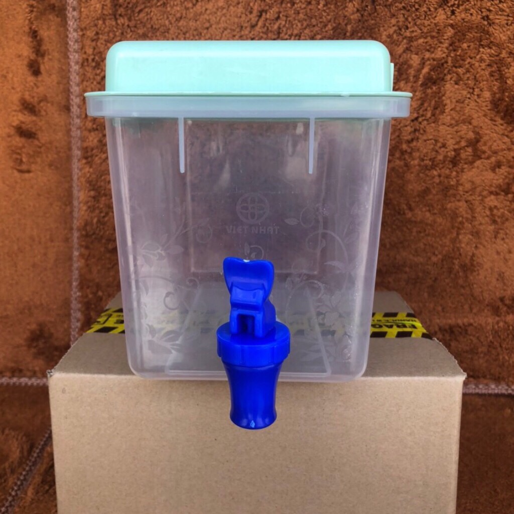 Bình đựng nước 2.5L có vòi để tủ lạnh, để bàn - chính hãng Việt Nhật