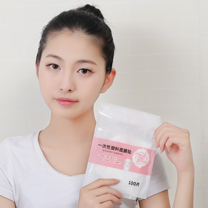 100 Mặt nạ dùng một lần PE làm sạch toàn bộ khuôn mặt mũi cổ làm đẹp