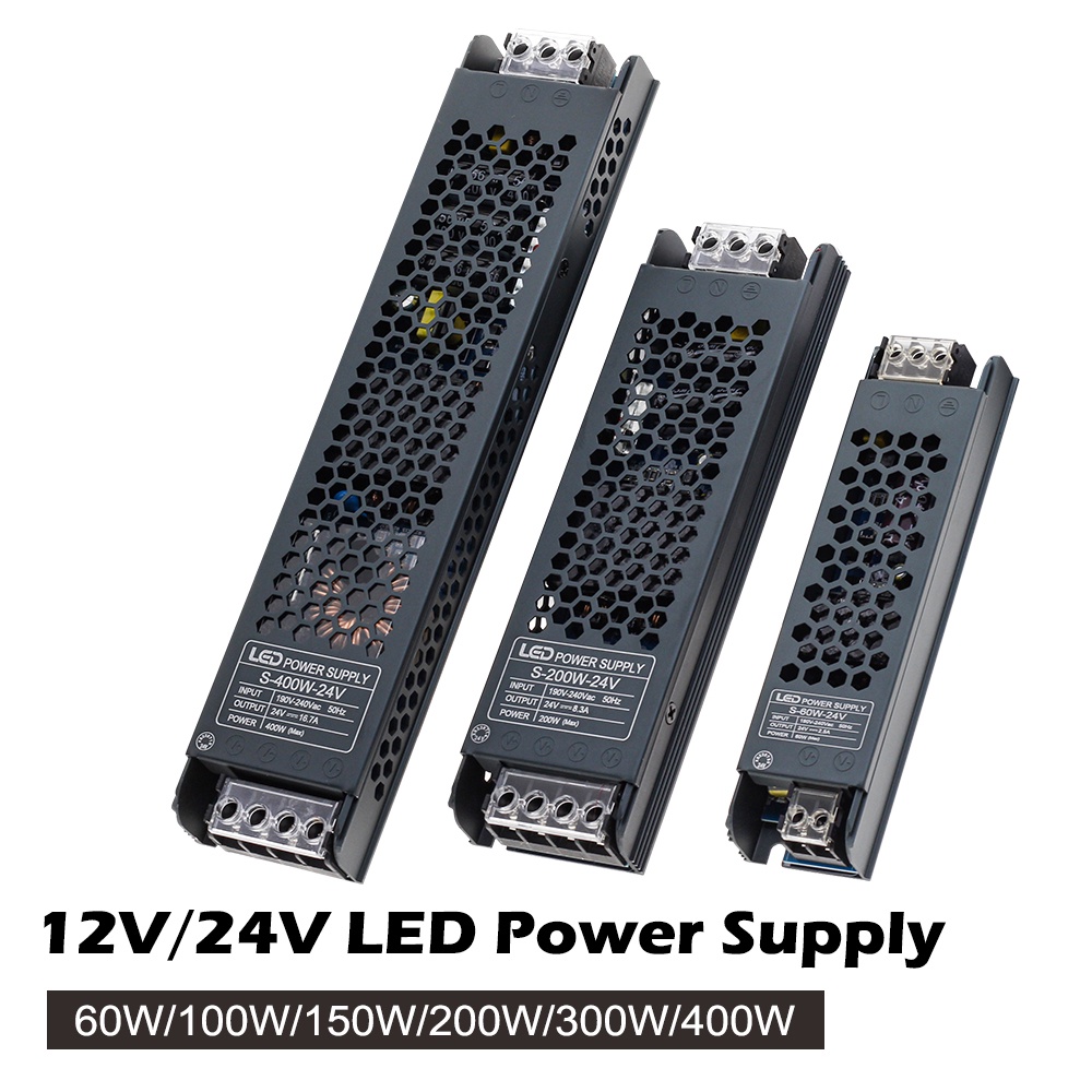Trình Điều Khiển Đèn LED 12V / 24V 60W / 100W / 150W / 200W / 300W / 400W