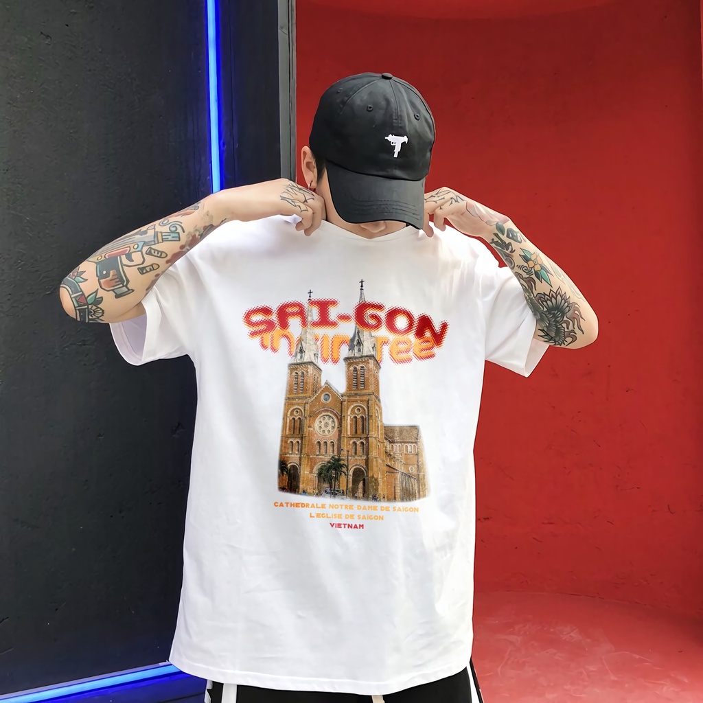 Áo thun INFINITEE Fni0689, Thun 100% Cotton - form rộng Unisex