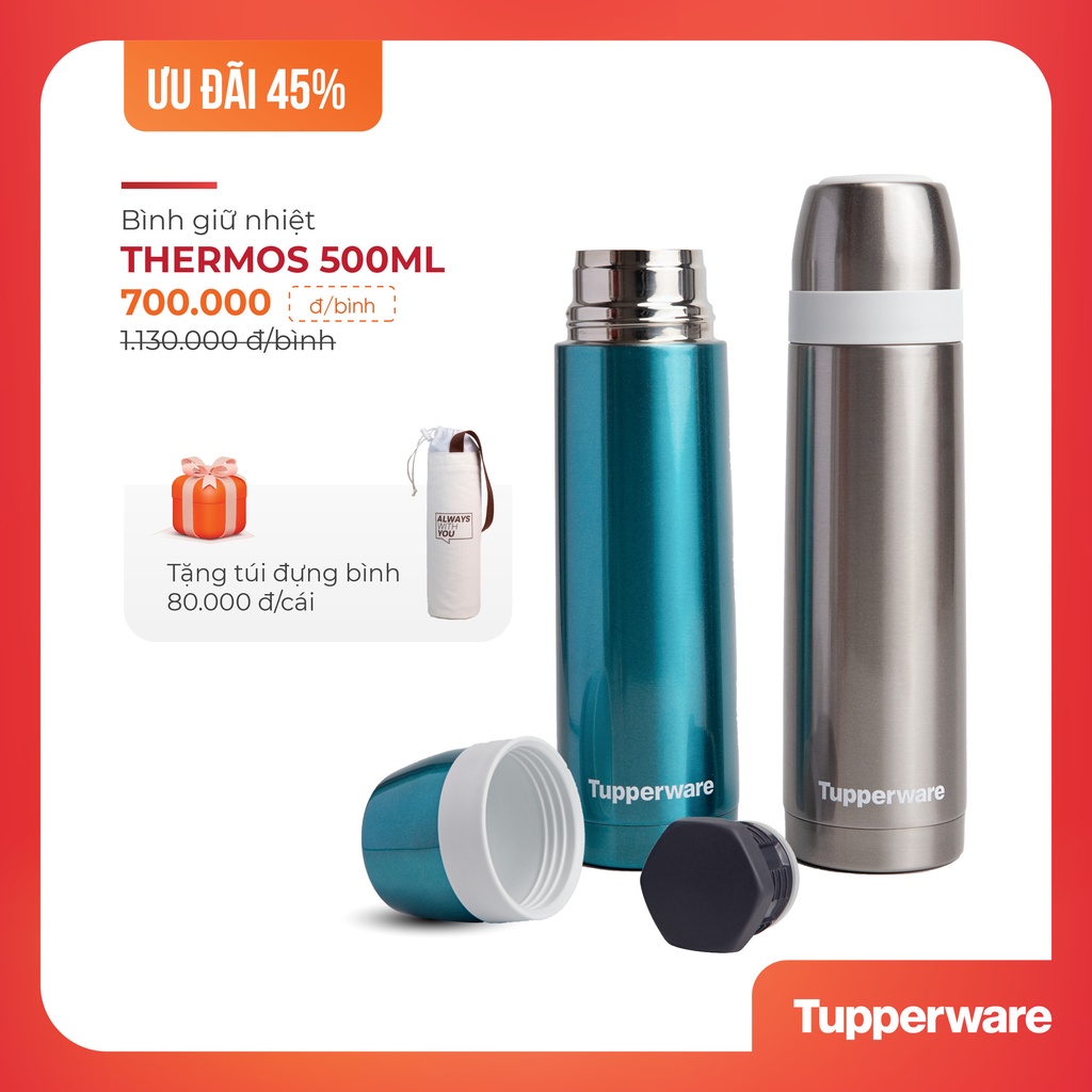 Bình giữ nhiệt Tupperware Thermos Sparkling 500ml