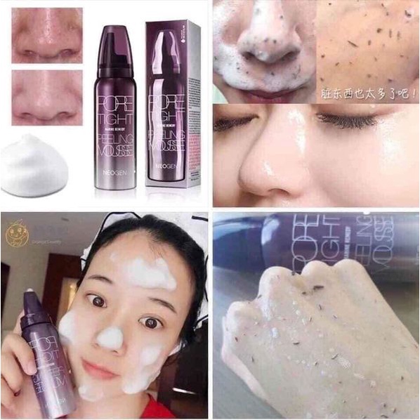 Tẩy da chết dạng bọt Neogen Pore Tight Peeling Mousse