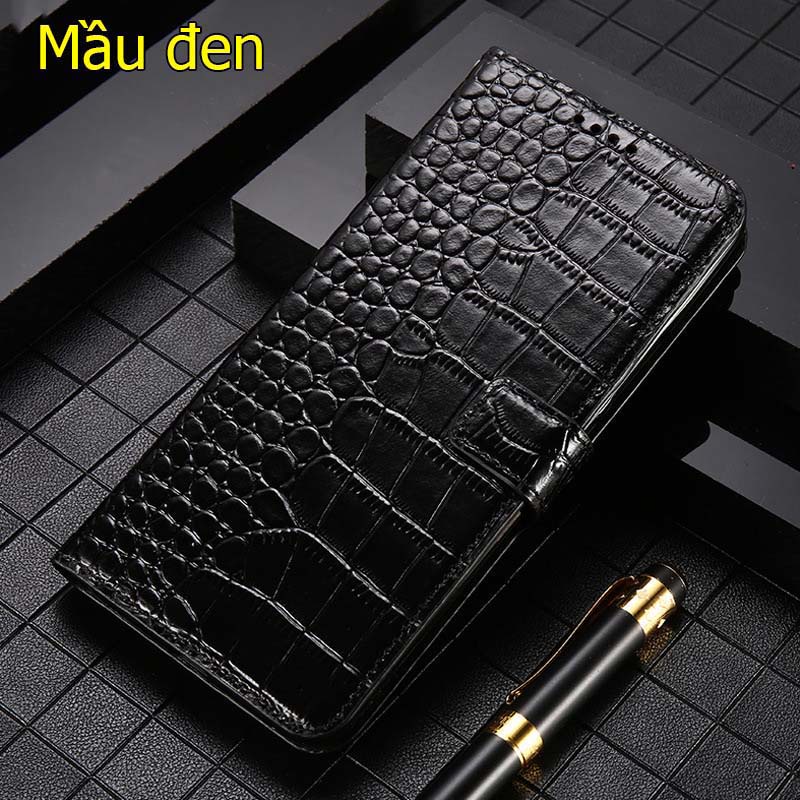 Bao da iPhone 14 pro max da thật vân cá sấu sang trọng