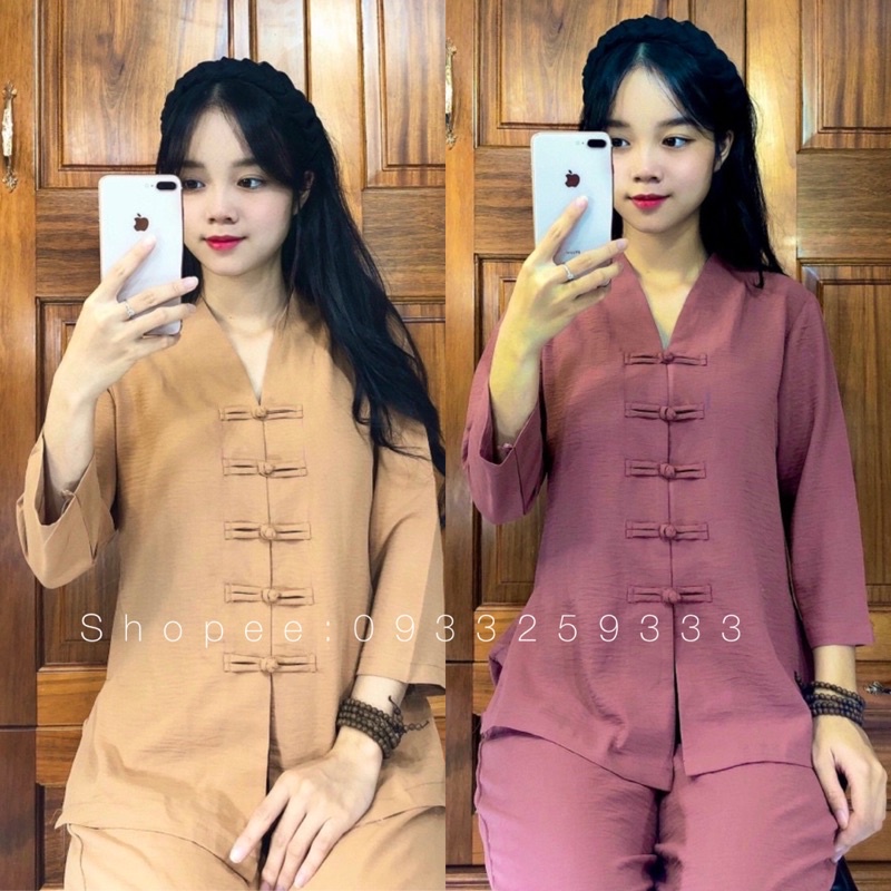 Đồ Lam Đi Chùa# Bà Lai Đũi Trơn
