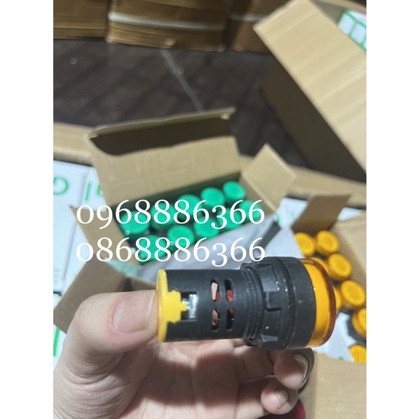 Đèn báo phi 22 dải điện rộng hàng đẹp