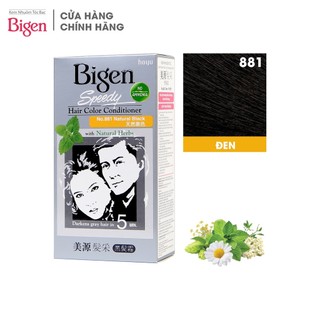 Thuốc nhuộm tóc phủ bạc dạng kem Bigen Speedy Hair Color Conditioner 80ml