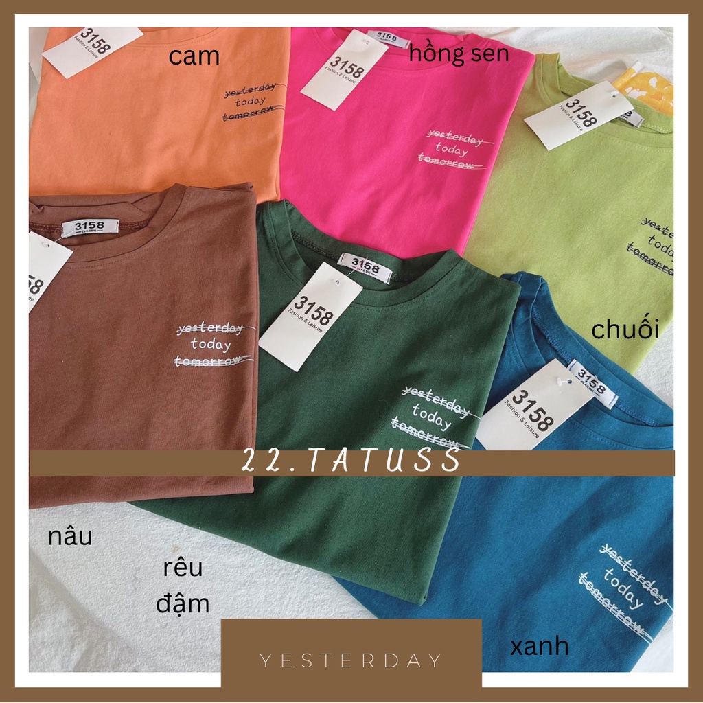 Áo 3158 cotton khô YESTERDAY