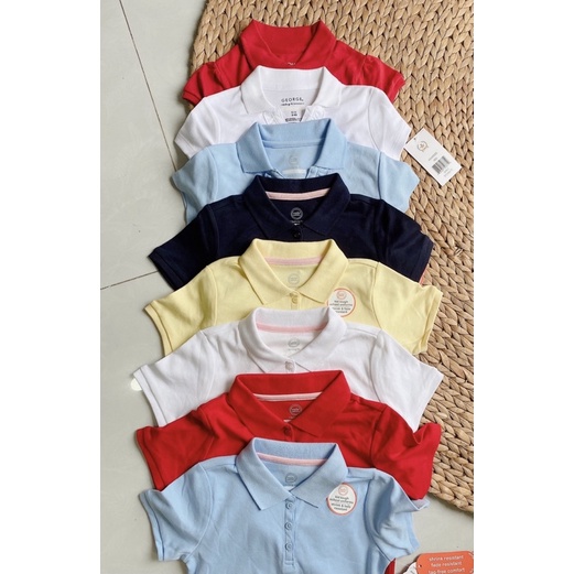 Áo polo bé gái size đại xuất dư xịn đét.