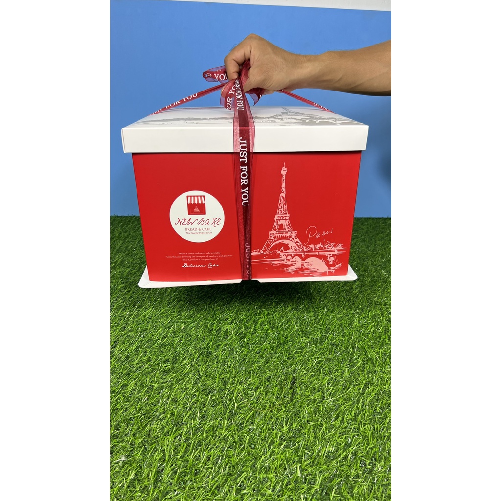 Hộp Vuông Nắp Đậy, hai tầng, 3 chi tiết