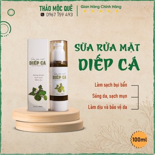 SỮA RỬA MẶT DIẾP CÁ LÀM SẠCH BỤI BẨN