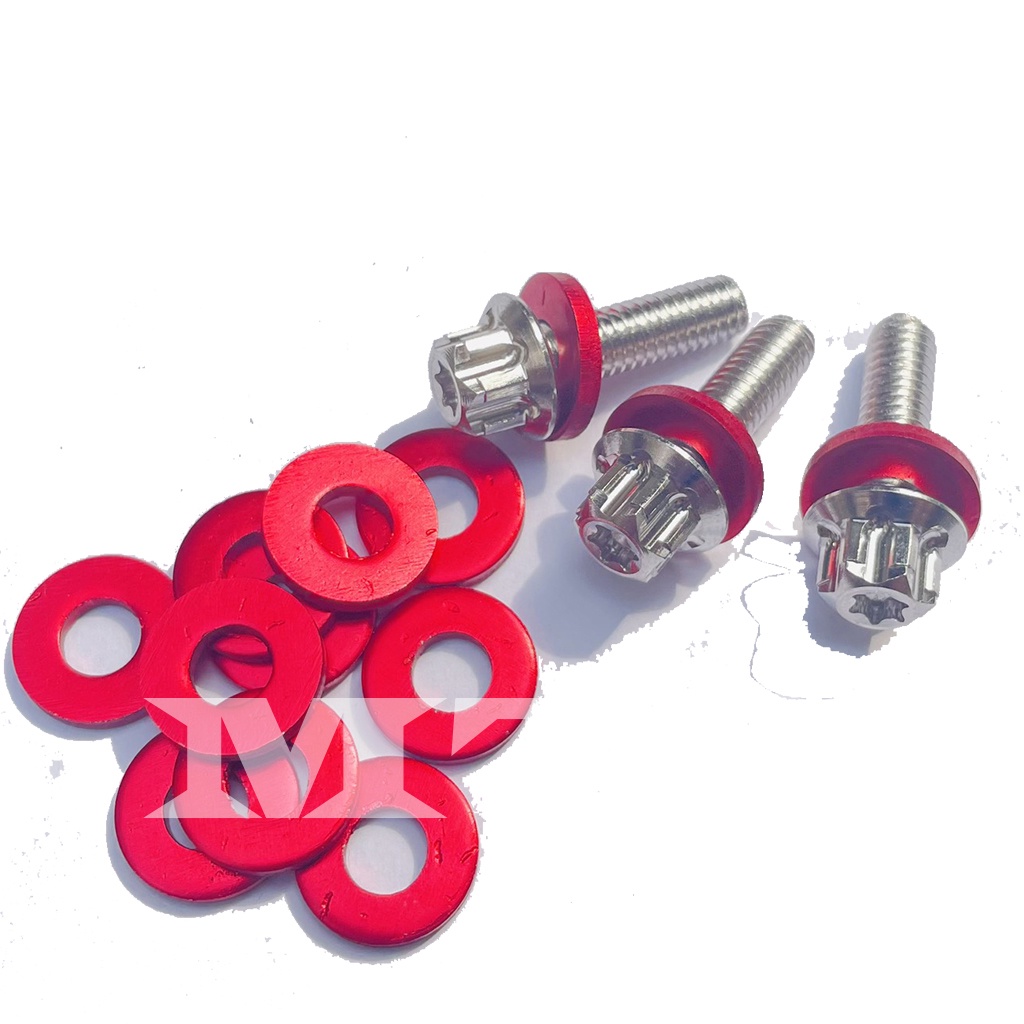 Long Đền Đỏ 6li,8li,10li,12li,14li Gắng Dàn Áo Lốc Máy Mẫu Đỏ Trơn MTS