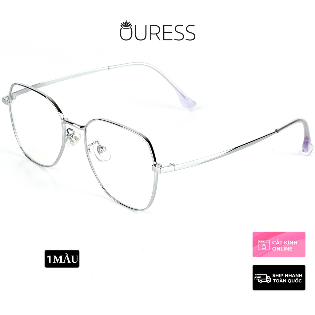 Gọng kính Vuông Titanium Ouress 88059B Bền Đẹp Dễ Thương Trendy
