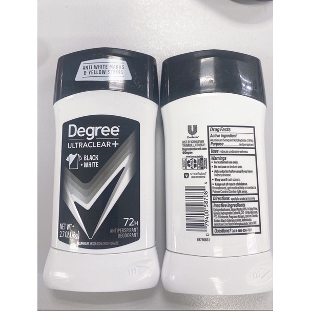 Lăn nách degree 76g dạng sáp cho nam nhập Mỹ