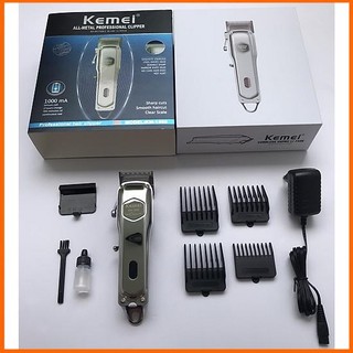 Tông đơ cắt tóc cao cấp lưỡi kép Kemei 1998, tăng đơ cắt tóc gia đình hàng chính hãng bảo hành 12 tháng