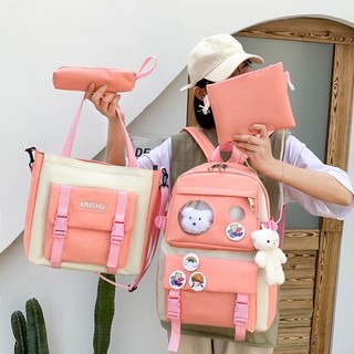 Set balo 4 món vừa A4 - XIGUL thời trang