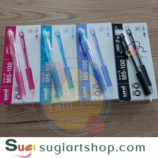 -bút chì bấm thân trong uni shalaku sharp m5-100 0.5mm-