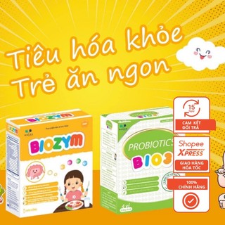 Bộ thực phẩm bảo vệ sức khỏe biozym biozym và men vi sinh probiotics bio3