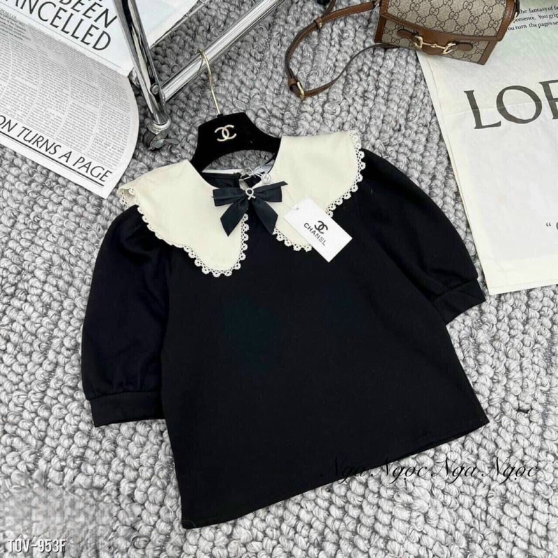 🔥🔥FREESHIP💥ÁO SƠ MI NƠ CỔ BÈO SIÊU ĐẸP. SẴN HAI MÀU ĐEN VÀ TRẮNG