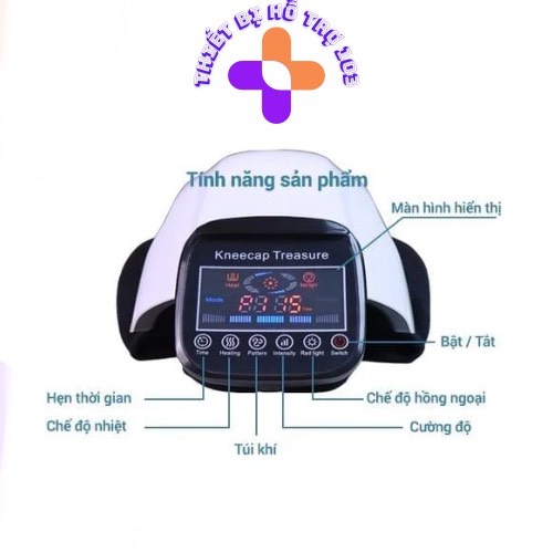 TẶNG QUÀ - Máy Massage Đầu Gối ,Máy Massage Xoa Bóp Khớp Đầu Gối, Rung Tần Số Cao, Chườm Nóng Giảm Đau.