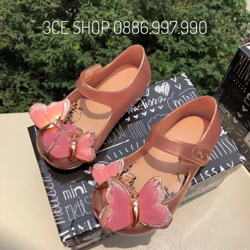 Giày búp bê nhựa thơm hoạ tiết bướm  hàng xuất khẩu Mel