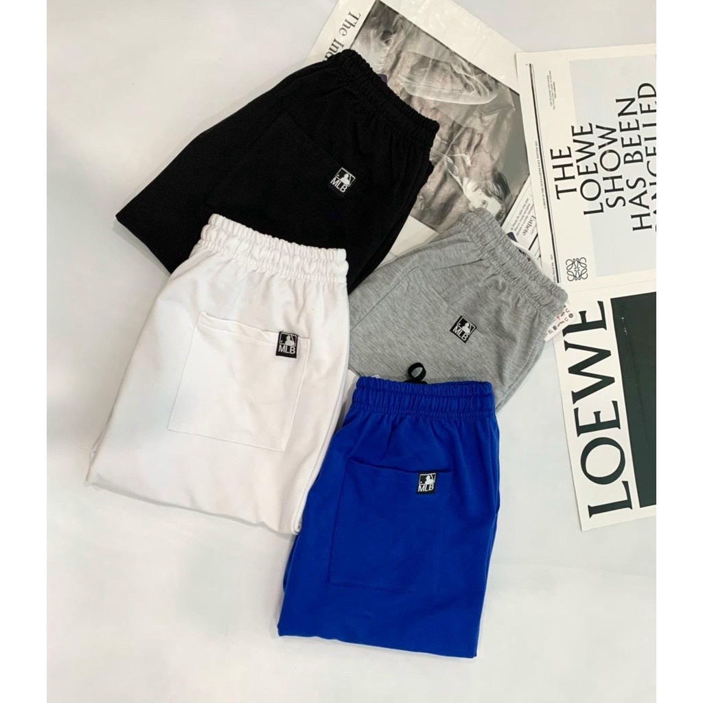 Quần Short Form Nam Trơn In Logo Đen/Trắng/Xanh/Xám Chất Nỉ Da Cá Thấm Hút Mồ Hôi Dn.Storevnxk