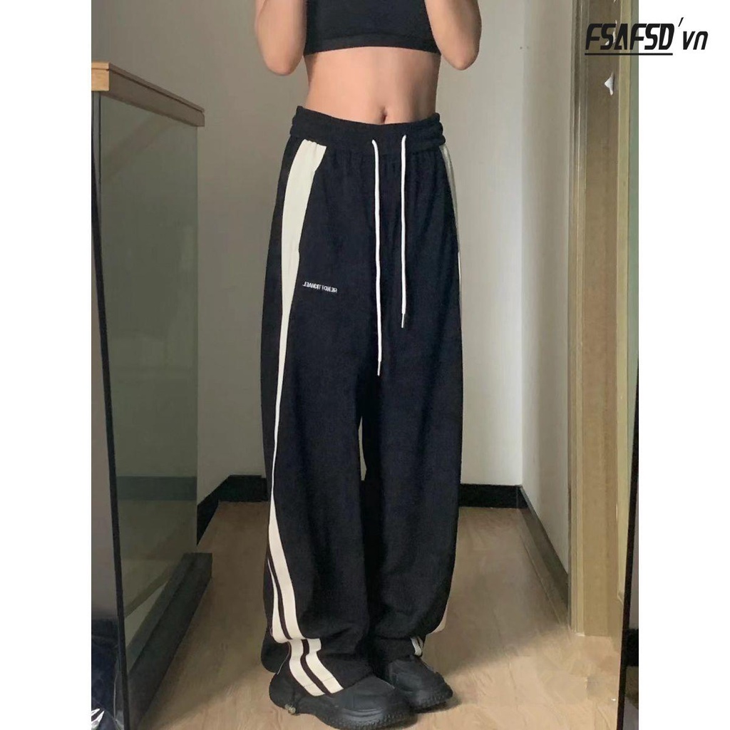 Quần Dài Dáng Suông Phong Cách Thời Trang Retro Mỹ Hàng Mới 2022