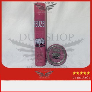 Combo gôm sáp vuốt tóc nam reuzel pink - gôm + sáp lợn hồng, thơm dịu siêu giữ nếp
