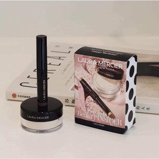  Set Makeup Laura Mercier Minisize  1 Phấn Phủ 5g + 1 Nhũ Mắt 1g  