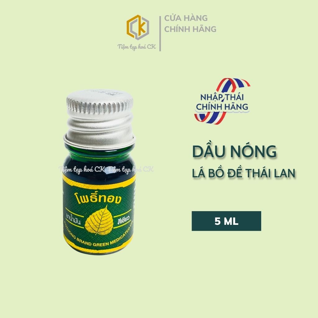 Dầu nóng lá bồ đề Thái Lan 5ml