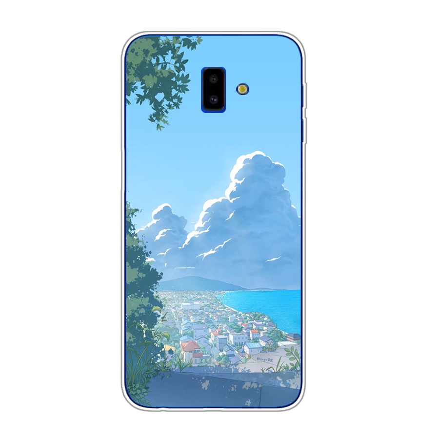 Ốp Điện Thoại Silicon TPU Mềm Hình Anime B12 Cho Samsung Galaxy a6 2018 plus / j6 2018 plus / j8 2018 / s9 plus / j7 plus