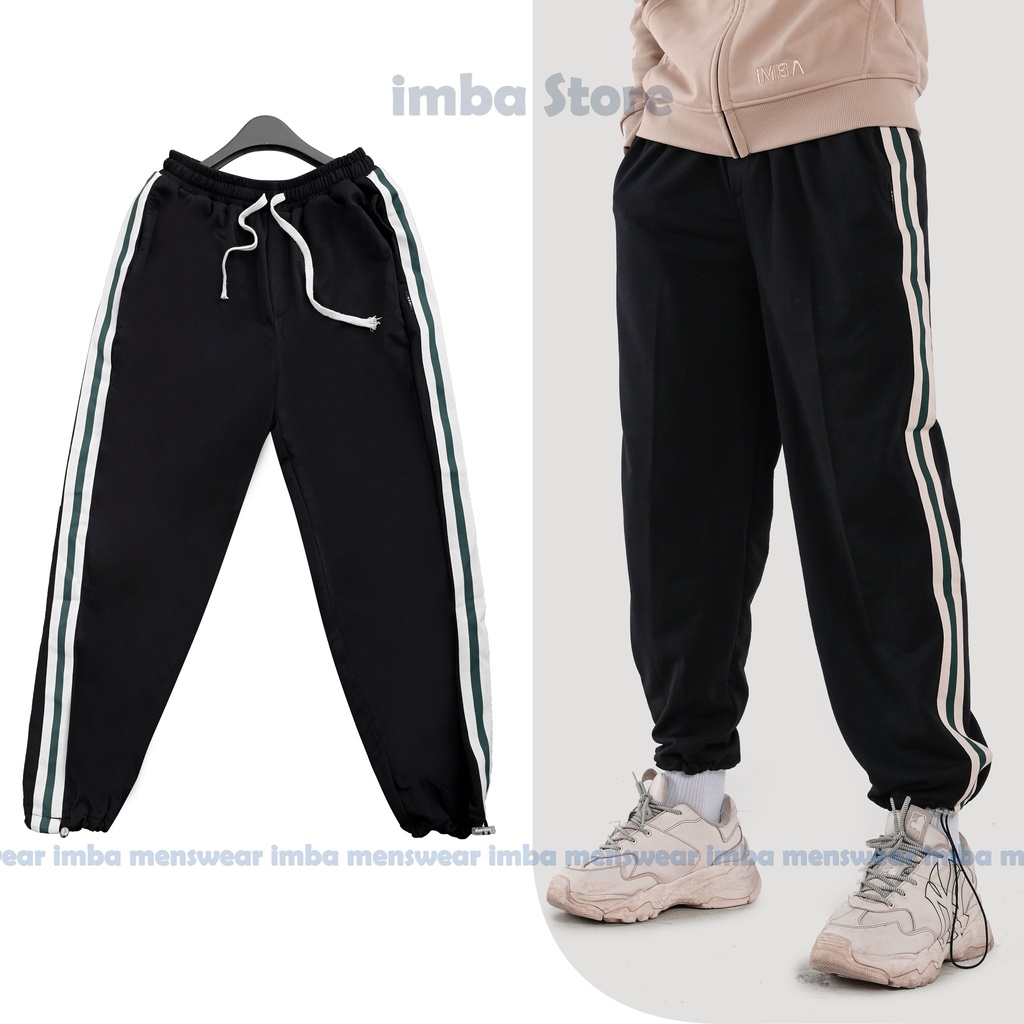 Quần Jogger Ulzzang Chun Rút Gấu Nam Nữ IMBA