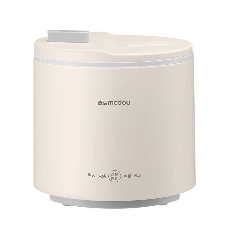 Nồi nấu cháo cho bé McDou 4in1, ninh hầm, nấu cơm, lẩu công xuất 300W, dung tích 1.6L, hầm canh chỉ 90 phút