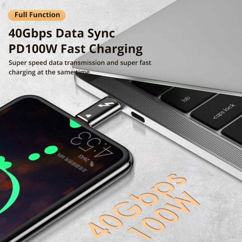 Phụ kiện chuyển đổi dữ liệu từ tính HDOORLINK 4 / 3 40Gbps 8K @ 60Hz PD100W 5A USB C sang Type C sạc nhanh