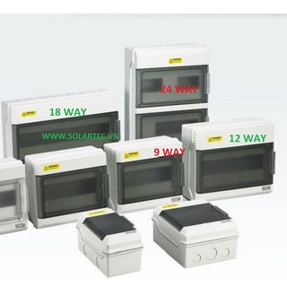 Tủ điện nhựa cao cấp 12 way 18 way 24 way chống cháy chống nước chống bụi ip65
