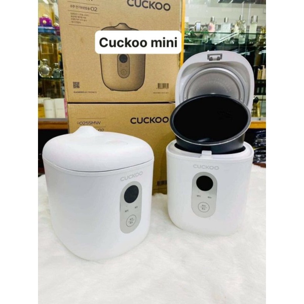 Nồi Cơm Mini Cuckoo Marshmallow CR-0255MW 0.36L - Bảo Hành 12 Tháng
