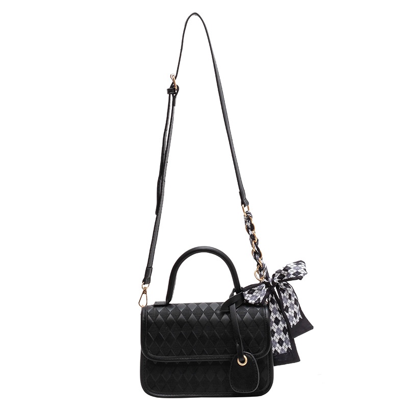 Túi Đeo Vai Bằng Lụa Họa Tiết Kẻ Sọc Cho Nữ