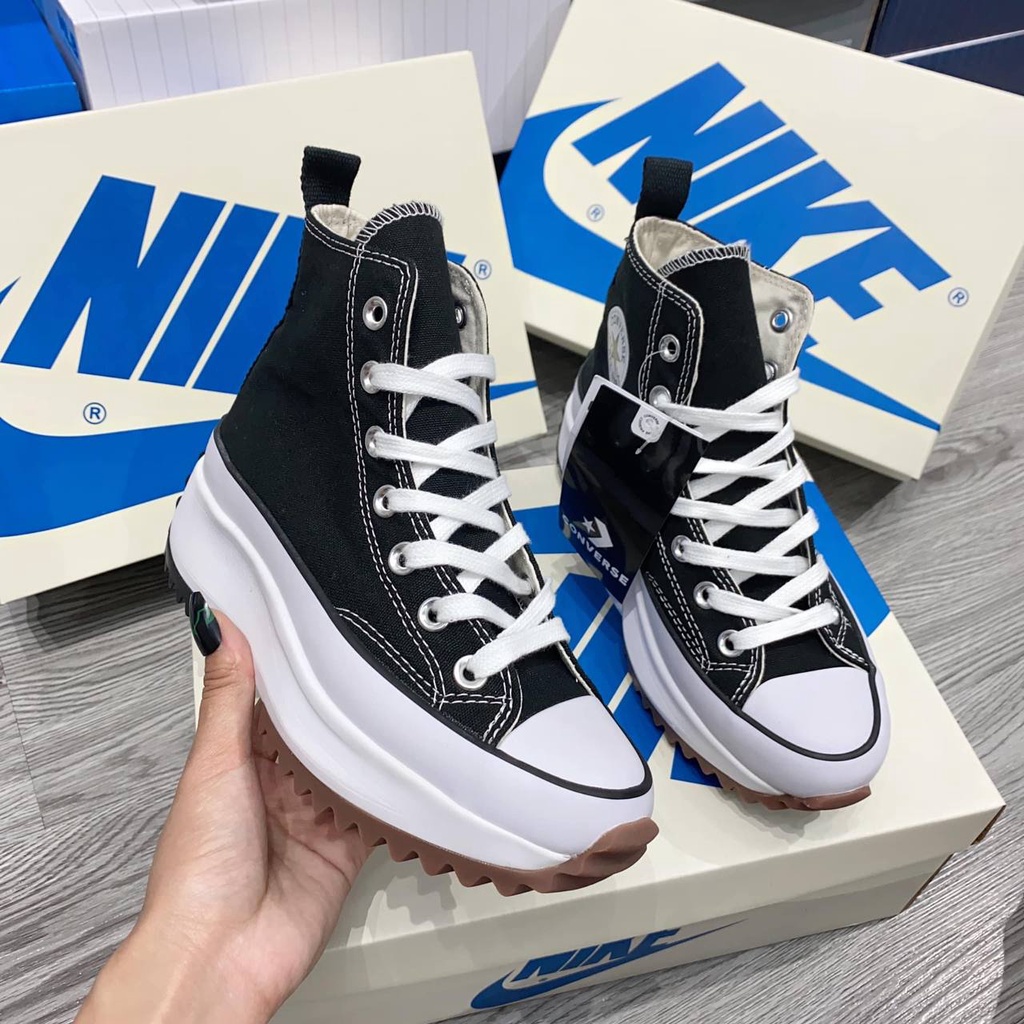 Giày thể thao Sneaker Convers Run Star Hike High top CV cổ cao nam nữ độn đế