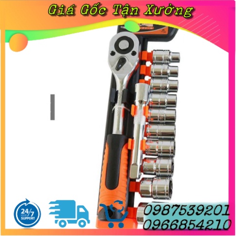 Bộ tuýp 12 tỉ mỉ Kapusi Japan vặn không trờn thép Crv thời thượng , bộ khẩu sửa chữa thay thế xe máy