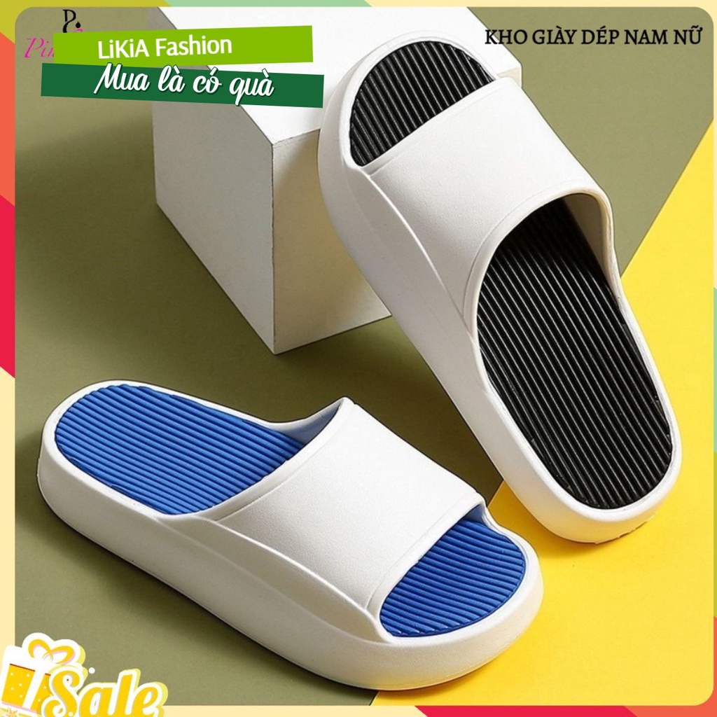 Dép bánh mì độn đế nam nữ 2022