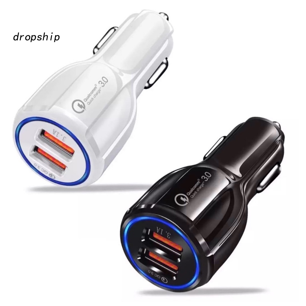 Tẩu Sạc Nhanh Thông Minh 2 Cổng USB Cho Xe Hơi