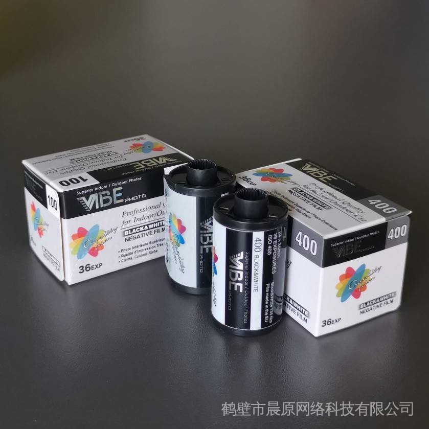 1 Cuộn / 2 Cuộn / 3 Cuộn VIBE 400 Đen &amp; Cuộn film Trắng ISO 400 135 36EXP / Roll Cho Máy Ảnh VIBE 501F