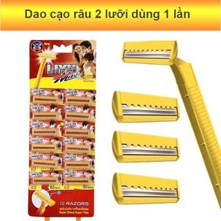 Dao cạo râu 2 lưỡi liyu max.